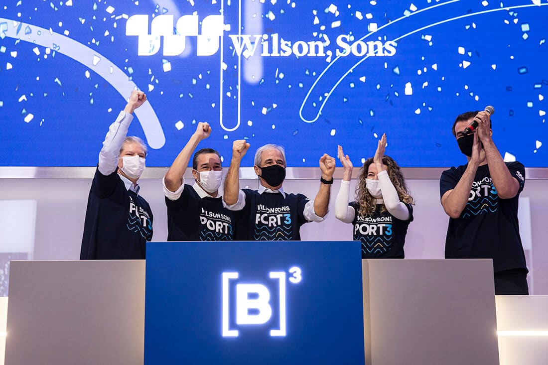 As ações da Wilson Sons passaram a ser negociadas hoje na Bolsa B3, em São Paulo