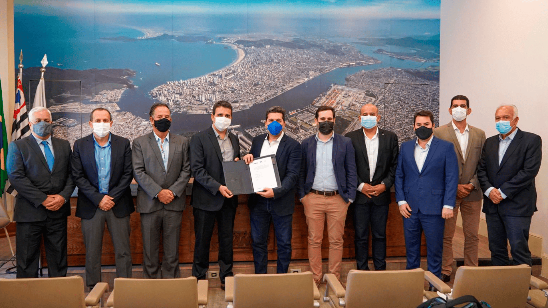 Porto de Santos, Wilson Sons e Docktech assinam acordo de cooperação técnica para uso de tecnologia pioneira no Brasil