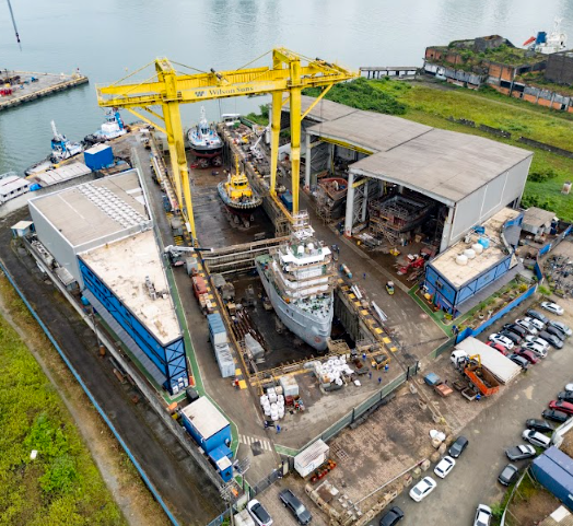 Wilson Sons uses breakthrough technology in simultaneous docking of three vessels at its shipyards in Guarujá
